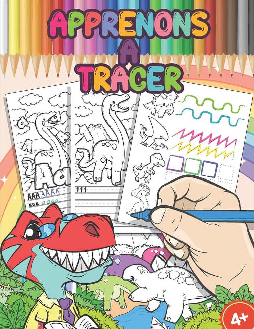 Apprenons à tracer Cahier d écriture pour l école maternelle Livre de