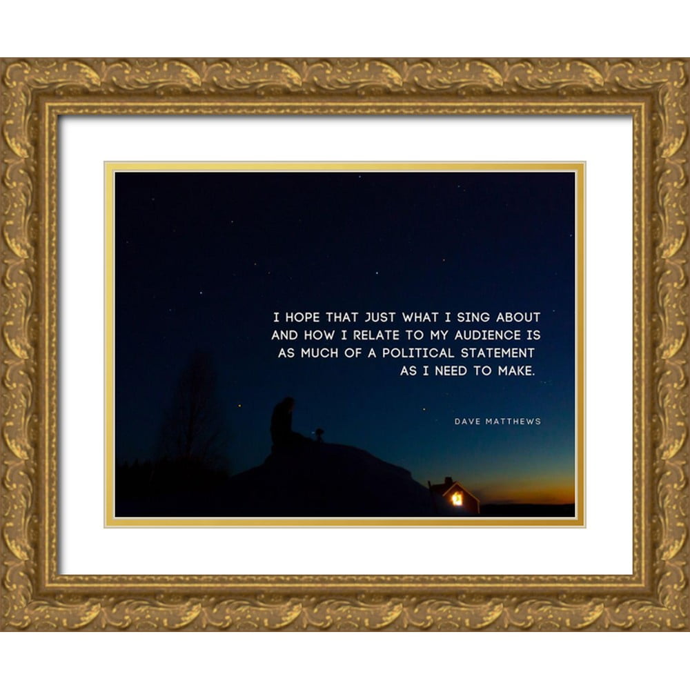 Artsyquotes X Gold Ornate Wood Framed With Double Matting Museum