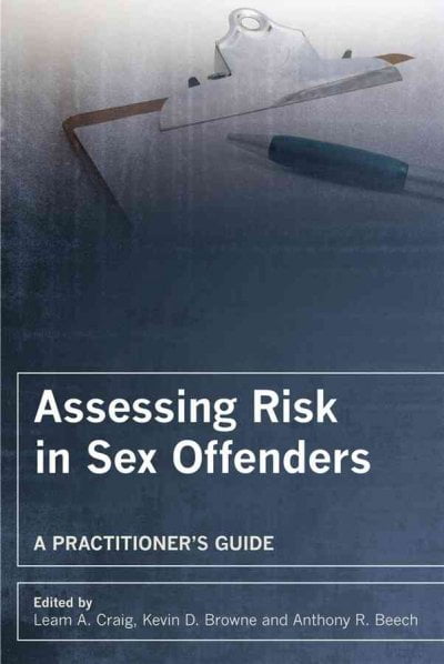Pre Owned Assessing Risk In Sex Offenders A Practitioner S Guide