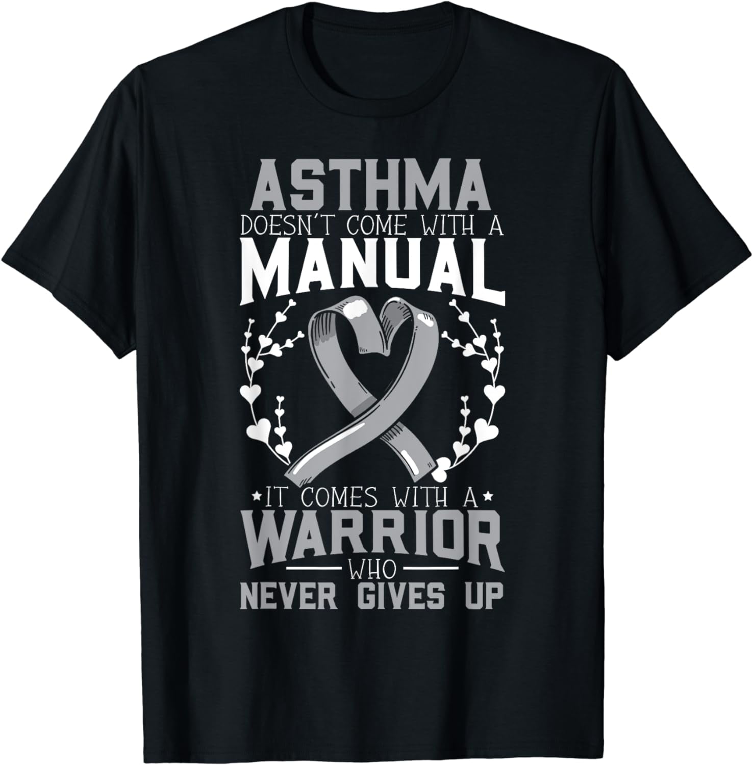 Asthma Awareness Breathing Wheezing Asthma Warrior Asthma T Shirt