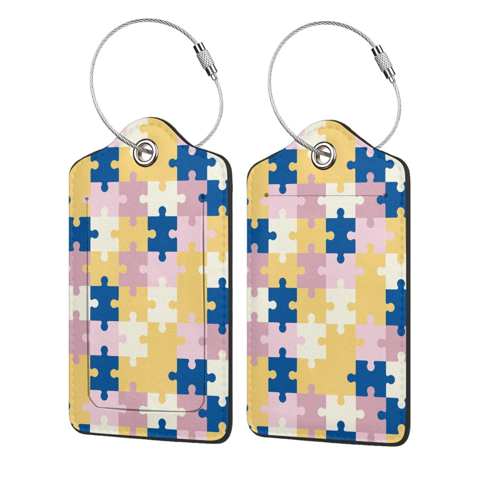 Autism Awareness Month Luggage Tags For Suitcase Tags Identifiers With