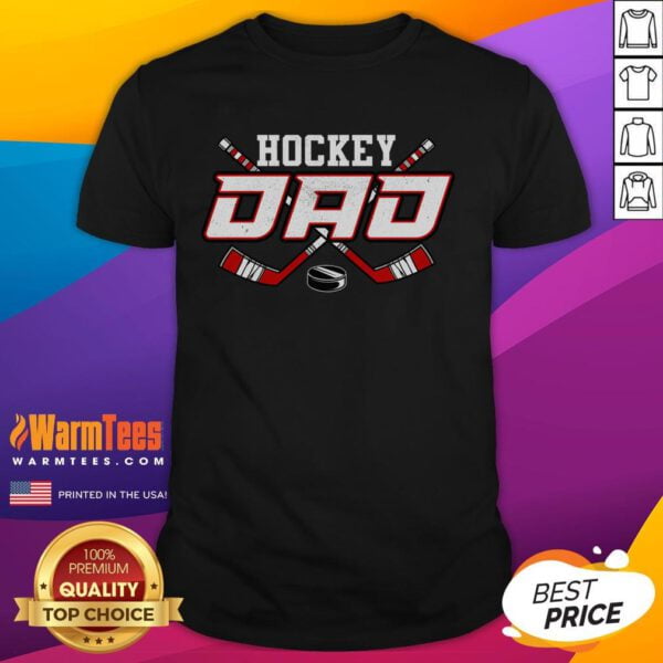 Awesome Hockey Dad Papa Fathers Day Vintage T Shirt Walmart