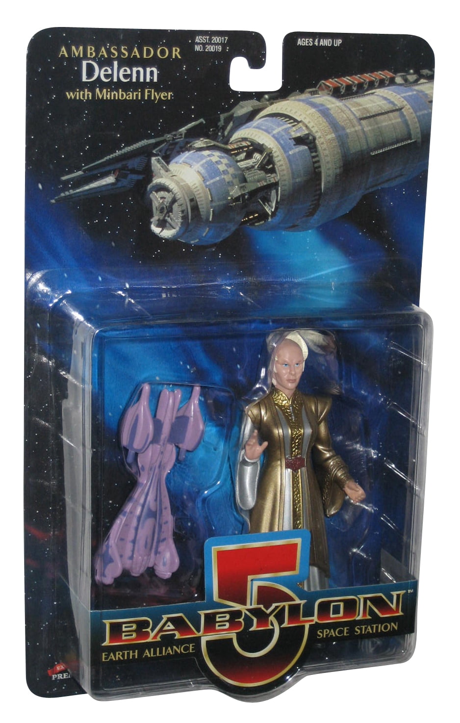 Babylon 5 Ambassador Delenn Exclusive Premiere Figure W Minbari Flyer