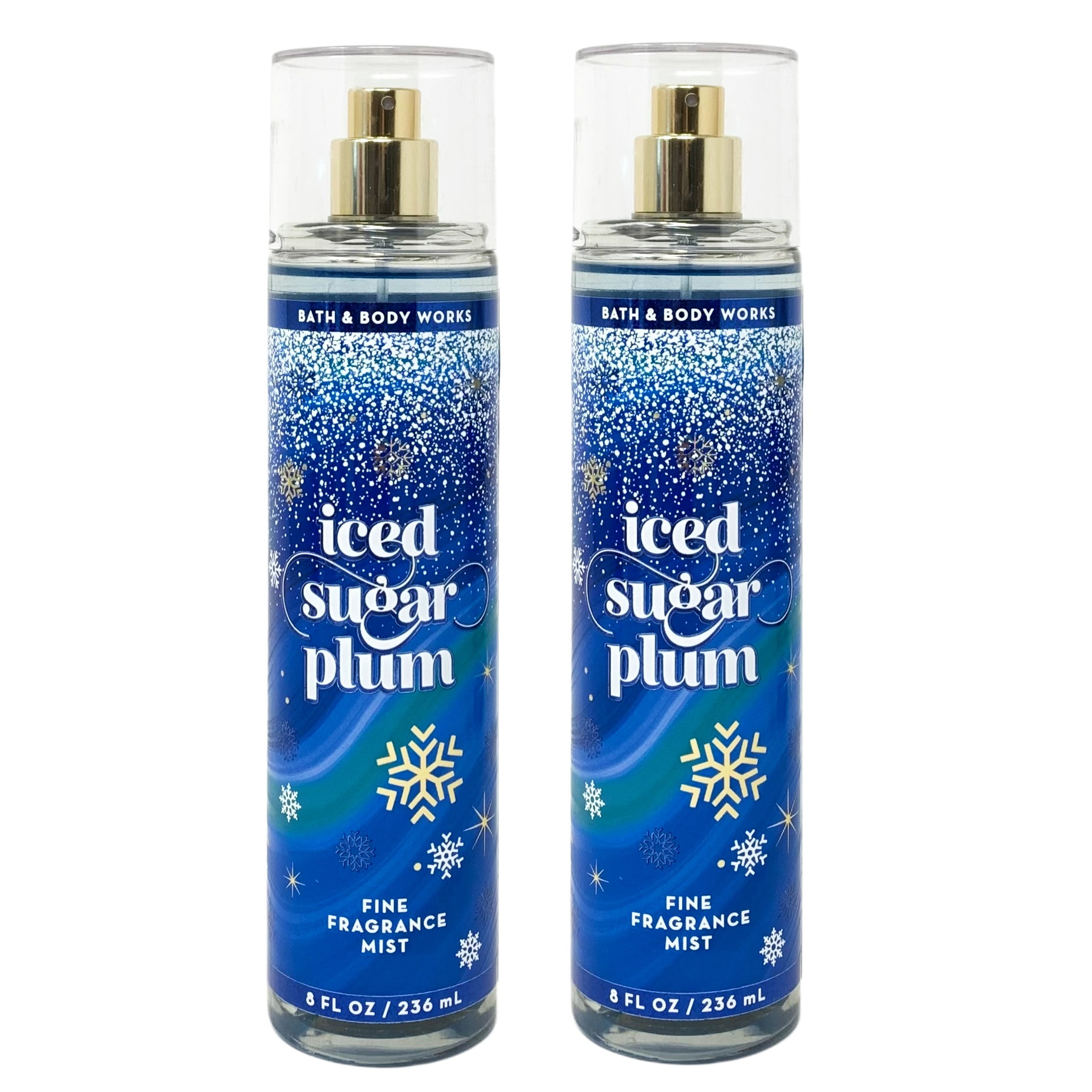 Bath Body Works Iced Sugar Plum Pack Fine Fragrance Mist Gift Set