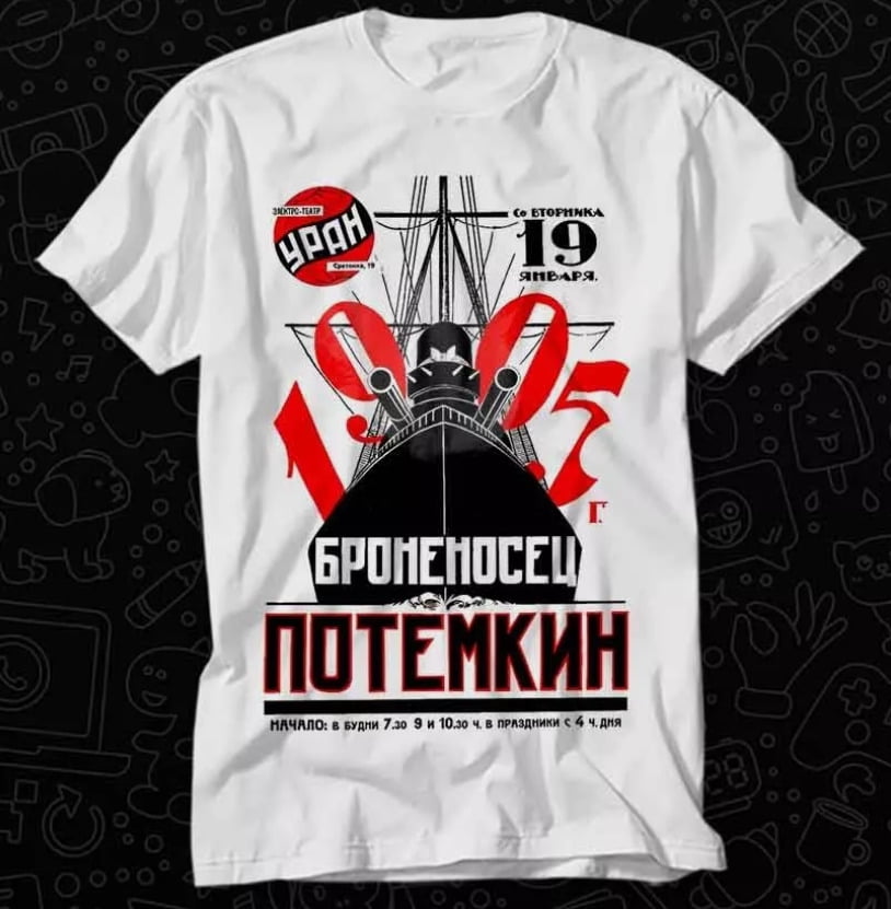 Battleship Potemkin Poster Classic Russian Cinema T Shirt Walmart