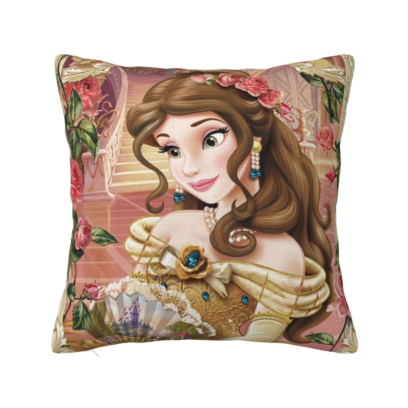 Beauty And The Beast Belle Pillow Covers X Pillow Cover Decorative