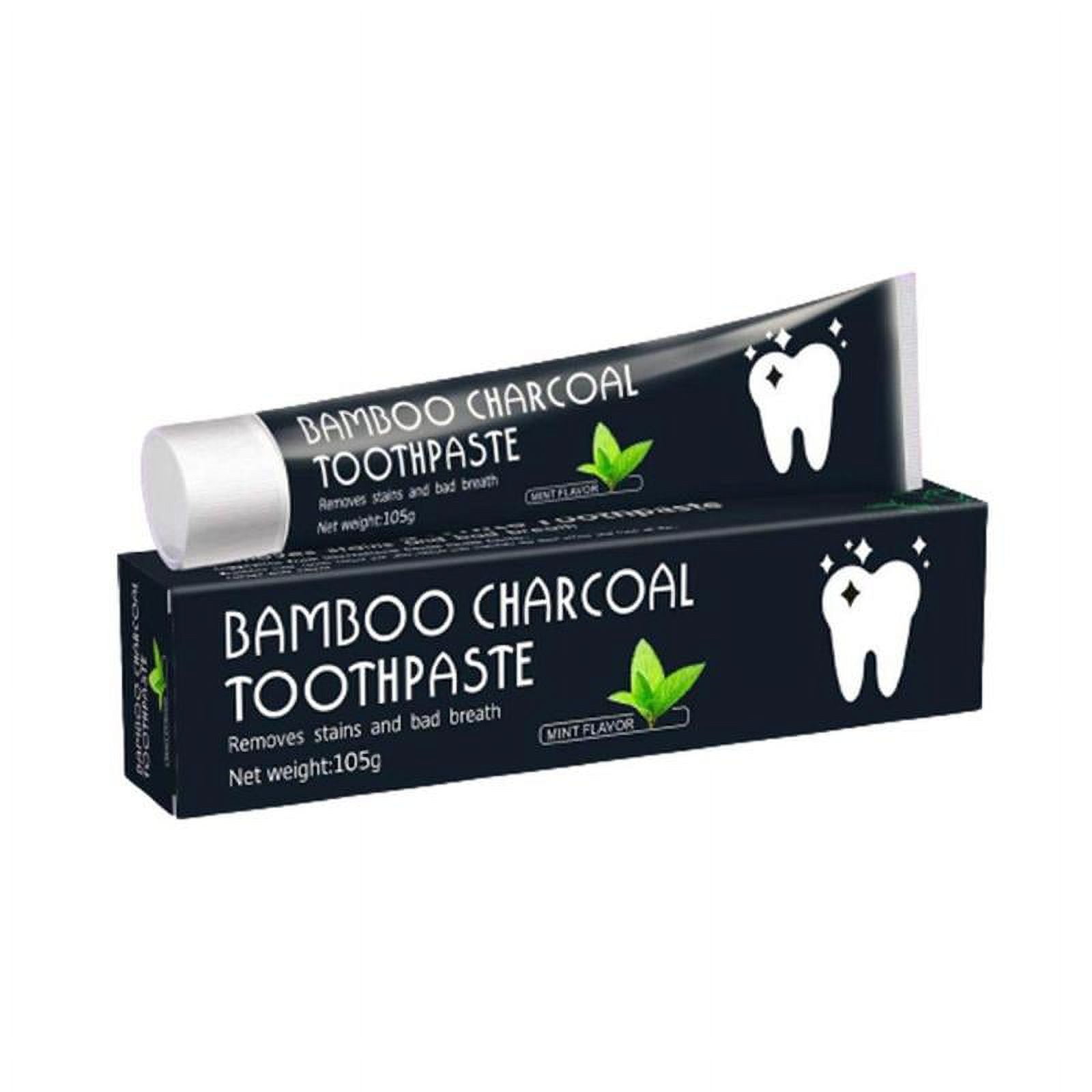 Best Bamboo Activated Charcoal Toothpaste Teeth Whitening Fluoride Free