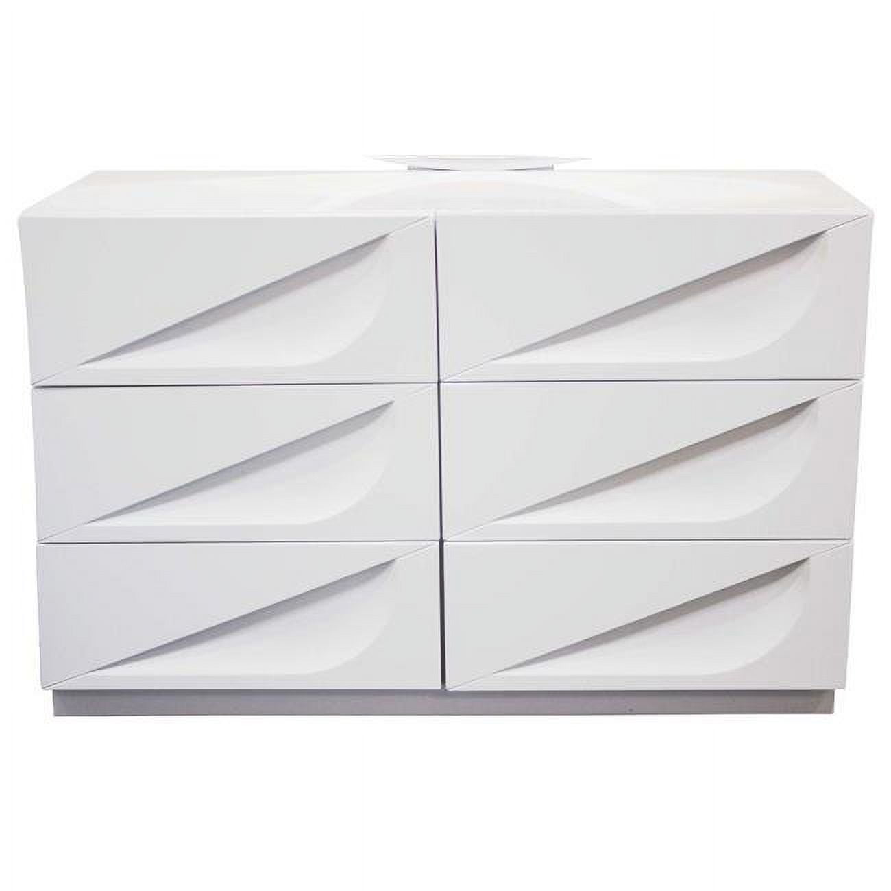 Best Master Madrid 6 Drawer Poplar Wood Dresser In Off White Walmart