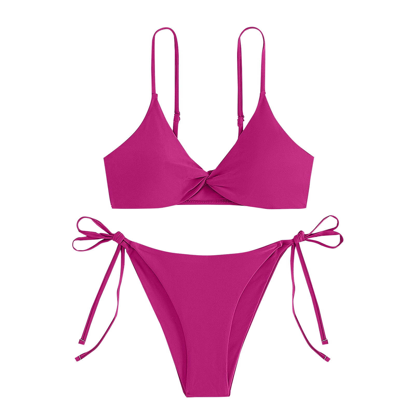 Bigersell String Thong Swimsuits For Women Tie Side Bikini Sets