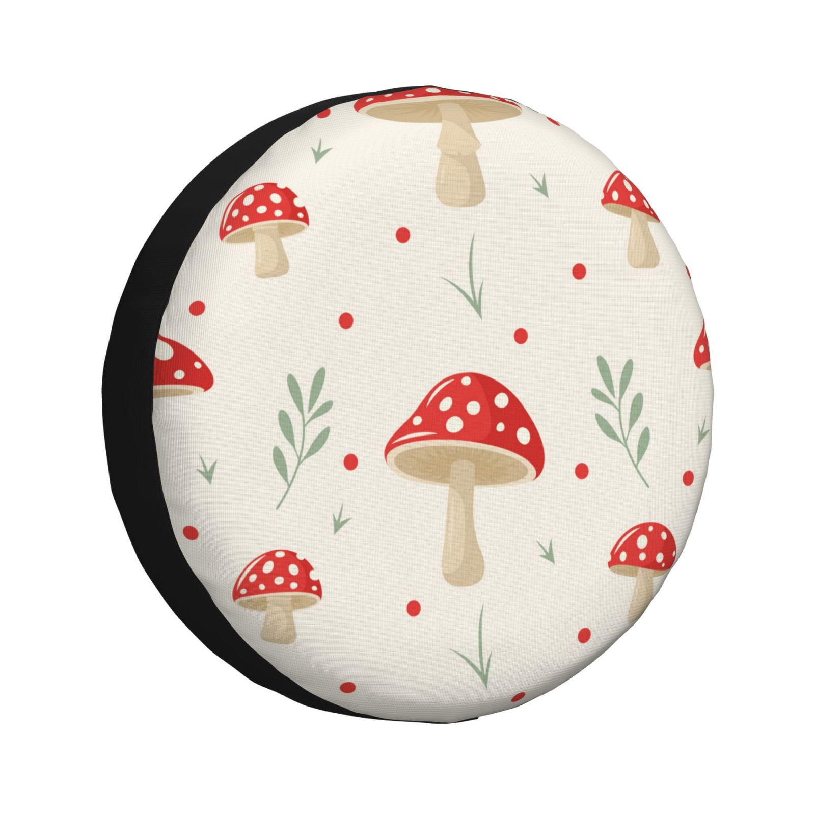 Bingfone Flat Mushrooms Spare Tire Cover Weatherproof Universal Wheel