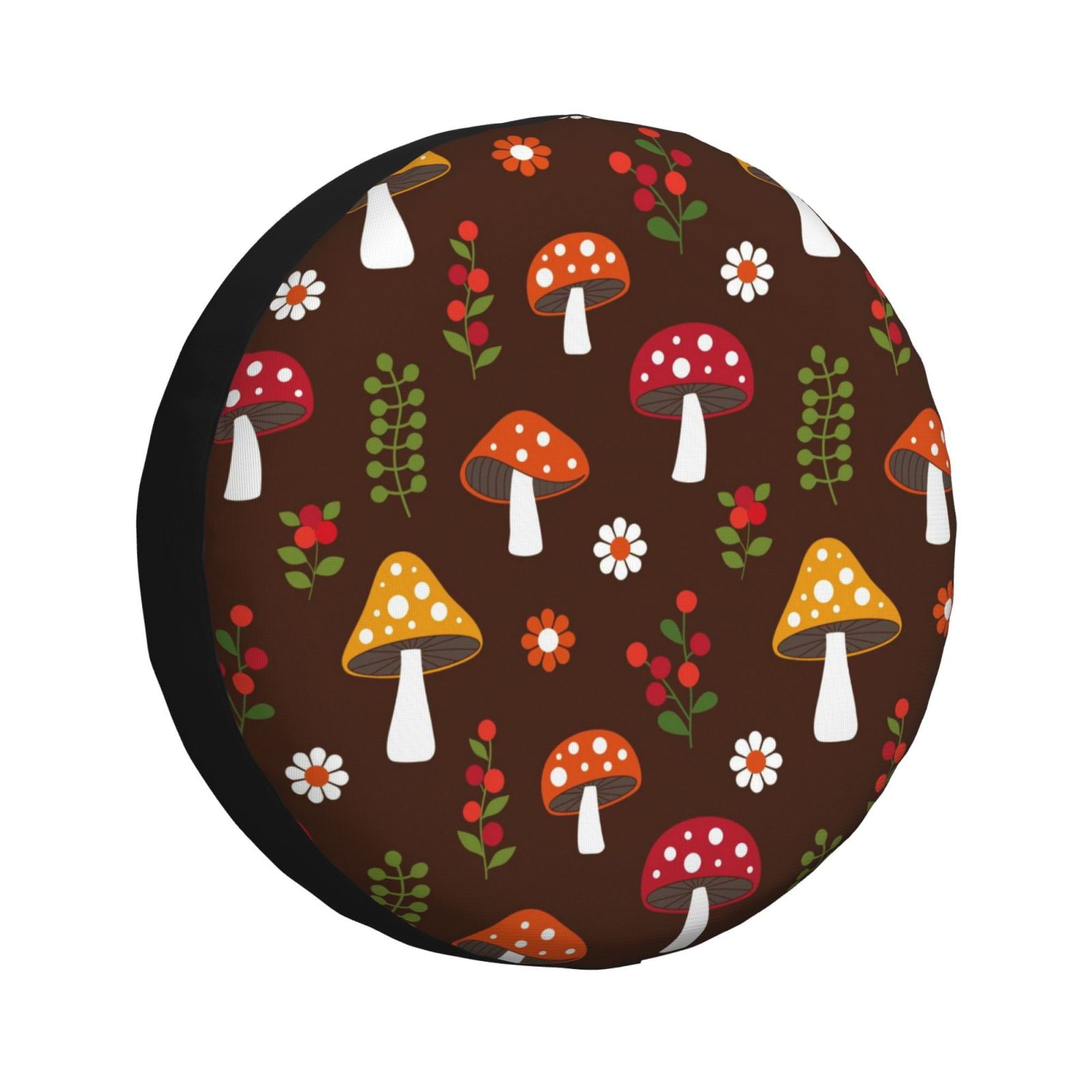 Bingfone Woodland Mushroom Spare Tire Cover Weatherproof Universal