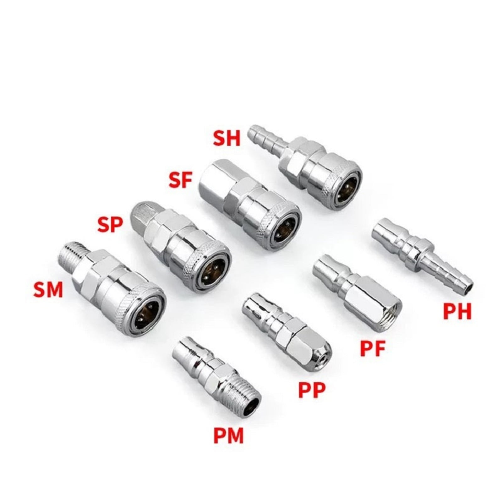 C Type Pneumatic Fitting Quick Connector Coupling Sp10 Pp10 Pf20 Sf20