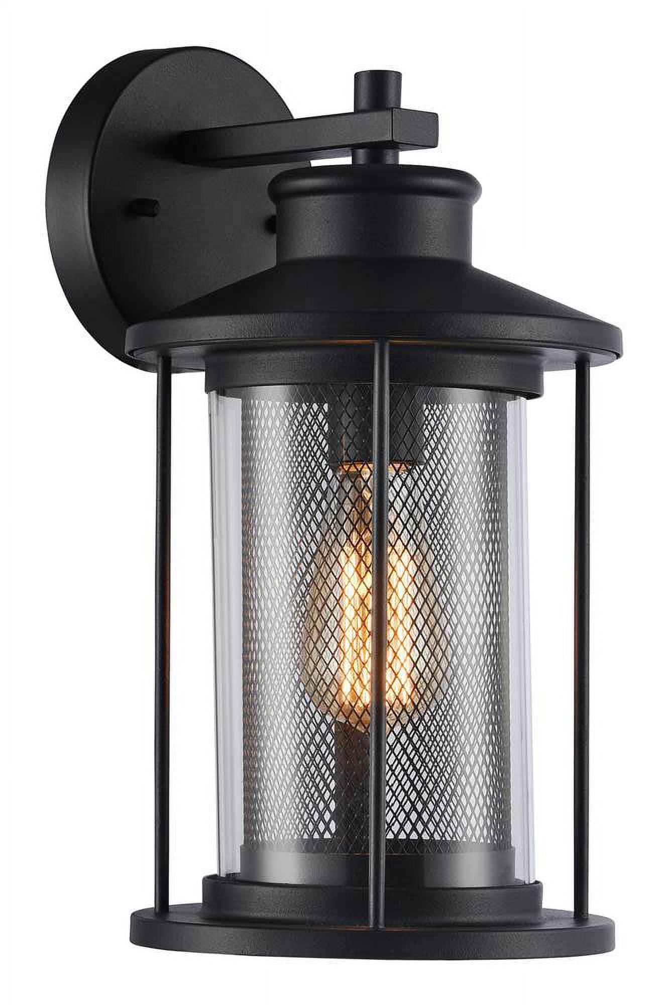 Chloe Lighting Crichton Transitional Light Textured Black Outdoor