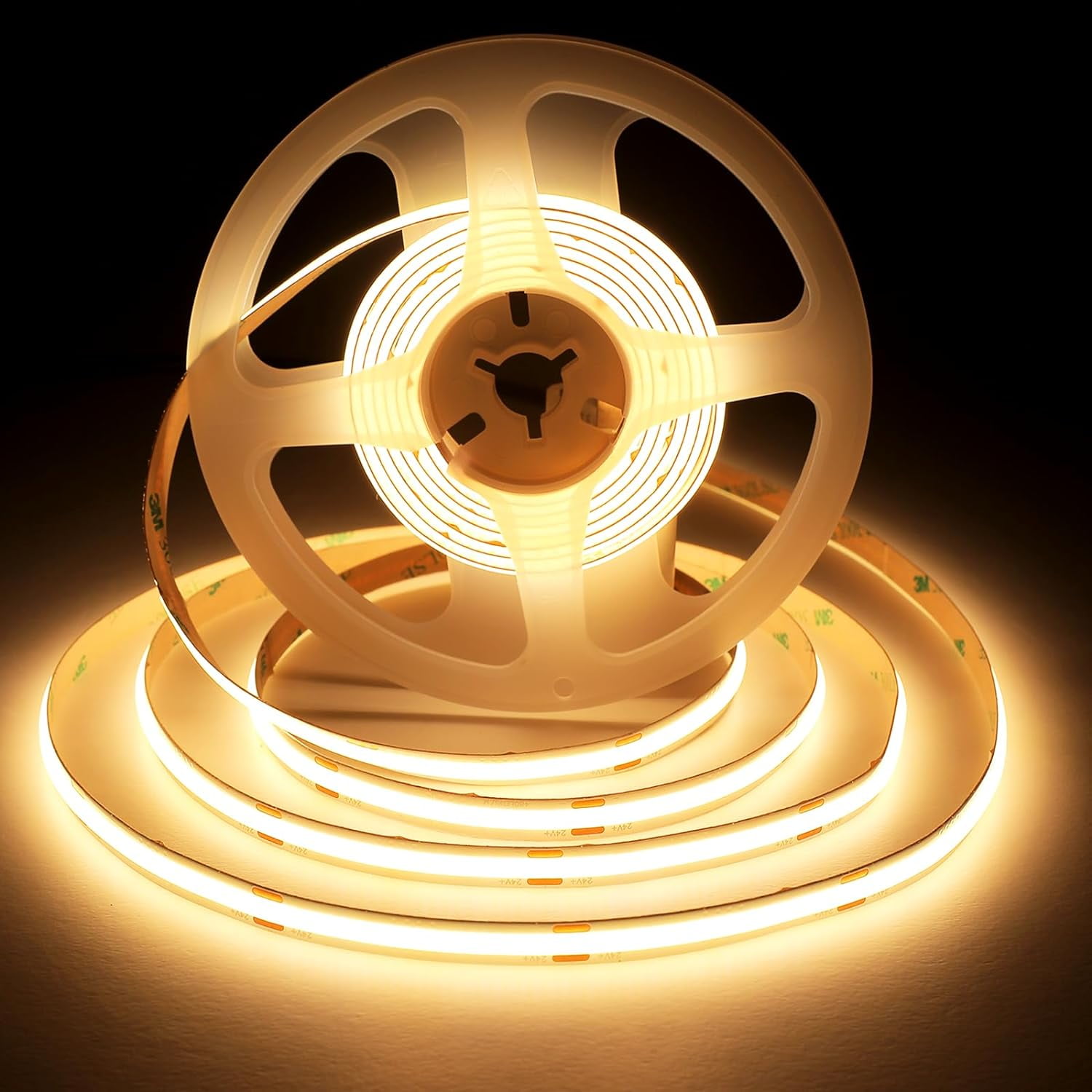 Cob Led Strip Lights K Warm White Led Strips Dc V M Ft