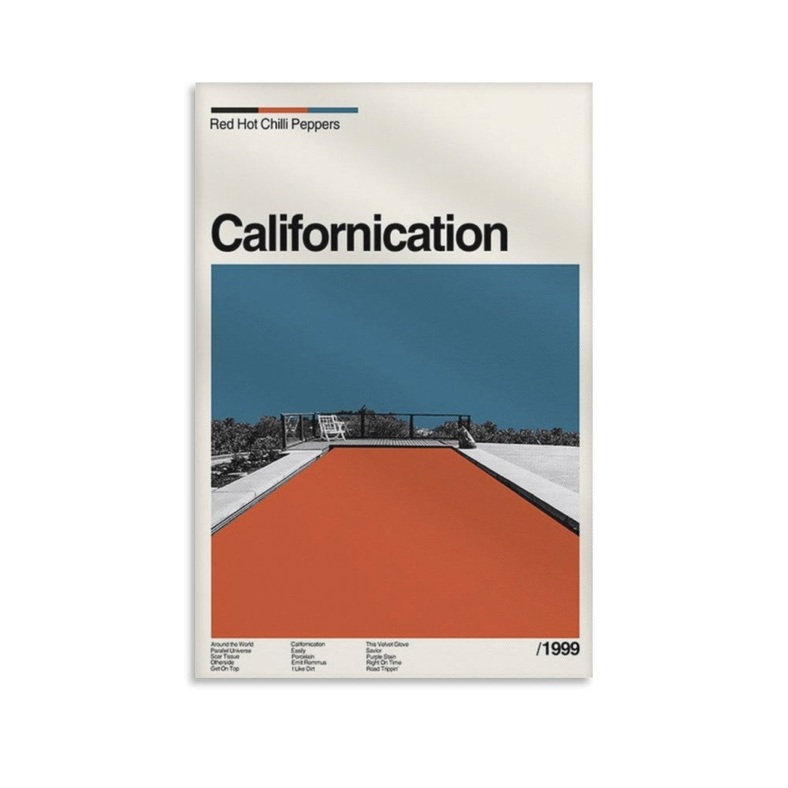 Californication Poster Californication Print Vintage Retro Art Print