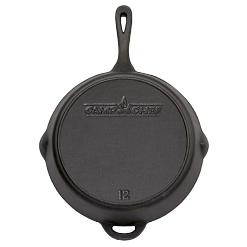 Camp Chef 12 Seasoned Cast Iron Skillet Cast Iron Pan For Camping