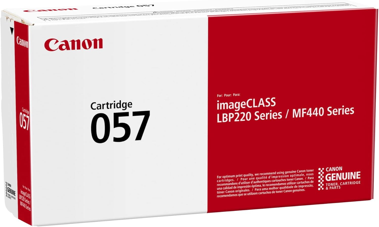 Canon Genuine Toner Cartridge 057 Black 3009C001 1 Pack ImageCLASS