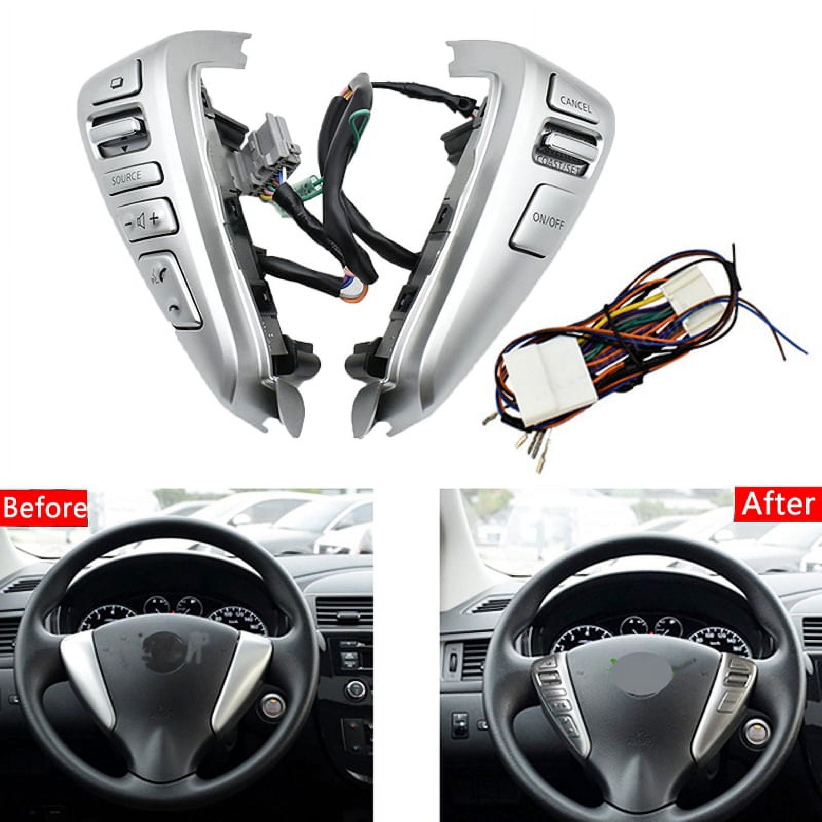 Car Steering Wheel Switch Button Cruise Control Button For Nissan Tiida