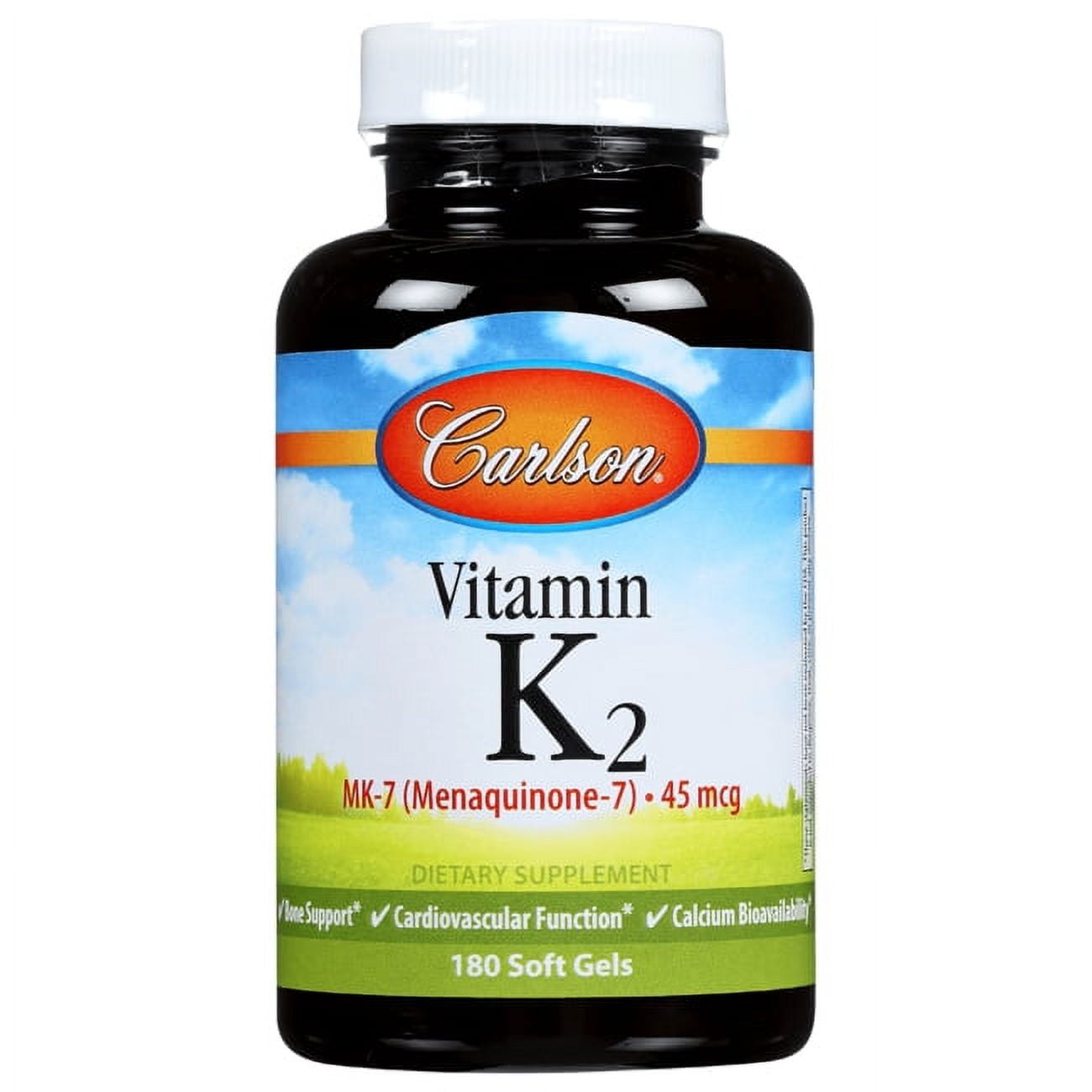 Carlson Vitamin K As Mk Menaquinone Mcg Bone Support