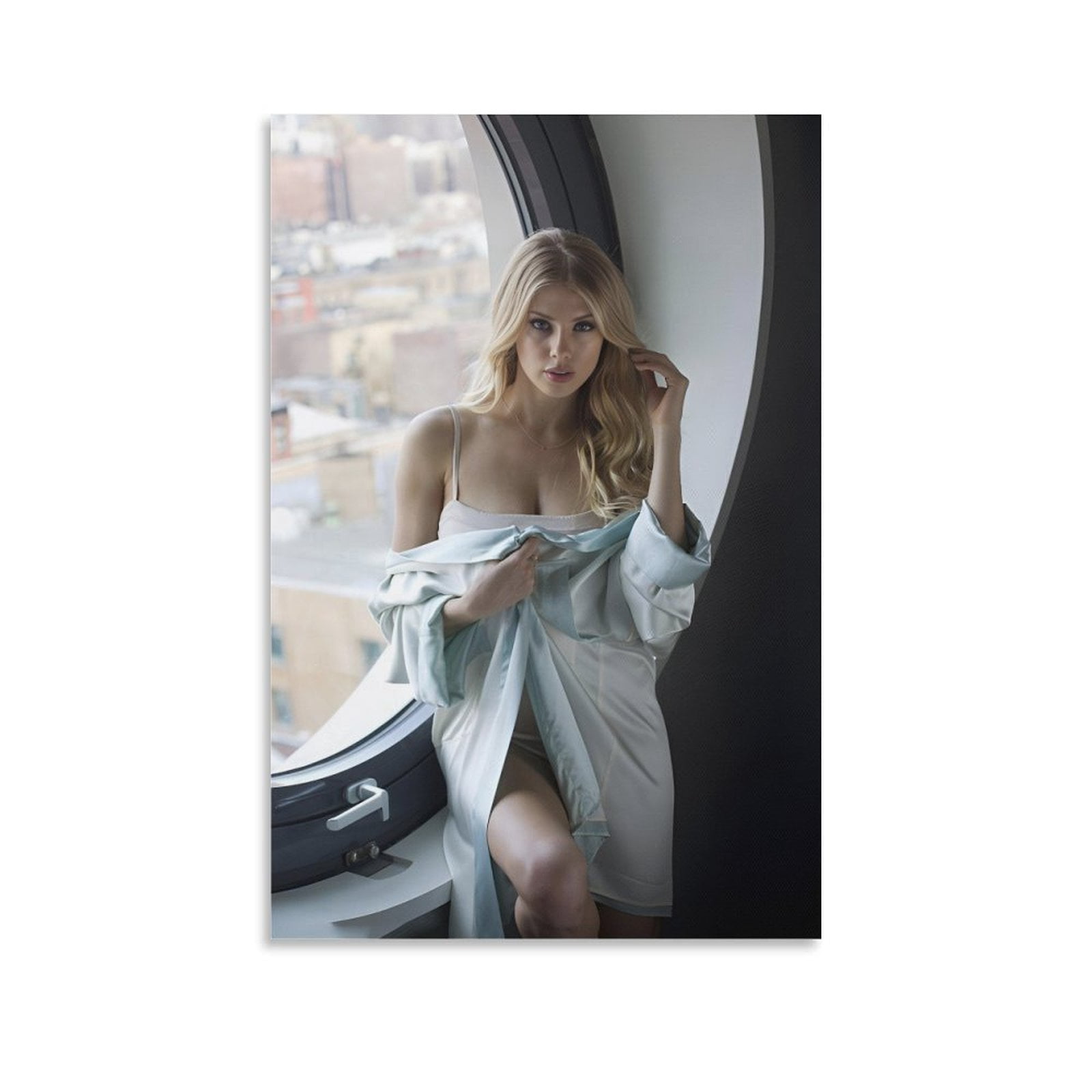 Charlotte McKinney Poster Sexy De Bikini Modelo Big Boobs Poster Cool Artworks Painting