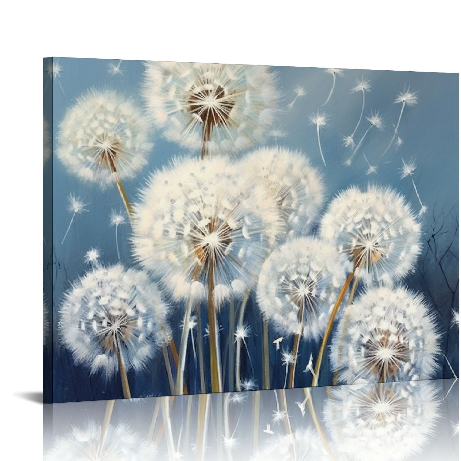 Chilfamy Art Modern Canvas Prints Dandelions Wall Art Decor Ready To