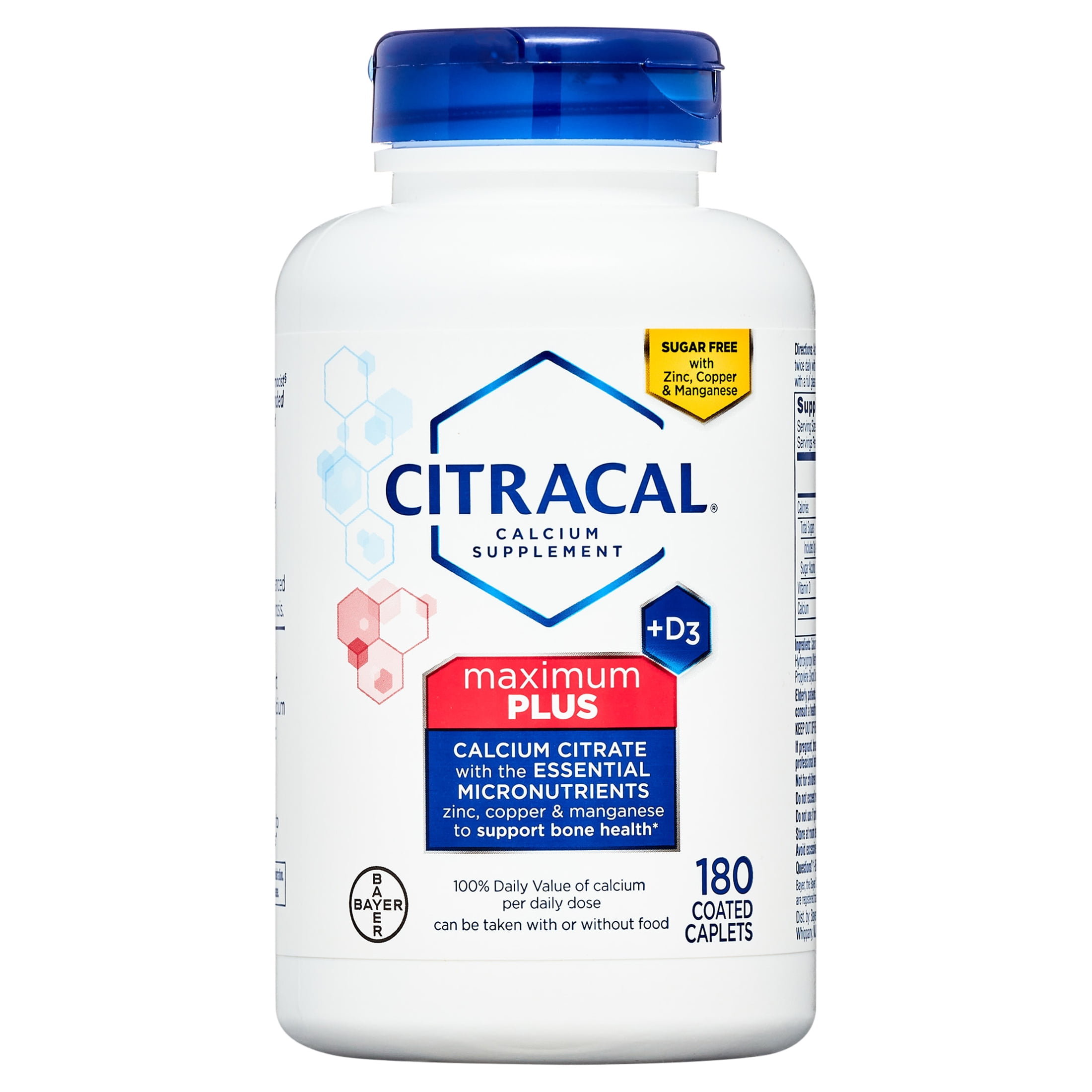 Citracal Maximum Plus Calcium Citrate With Vitamin D3 Caplets 180ct