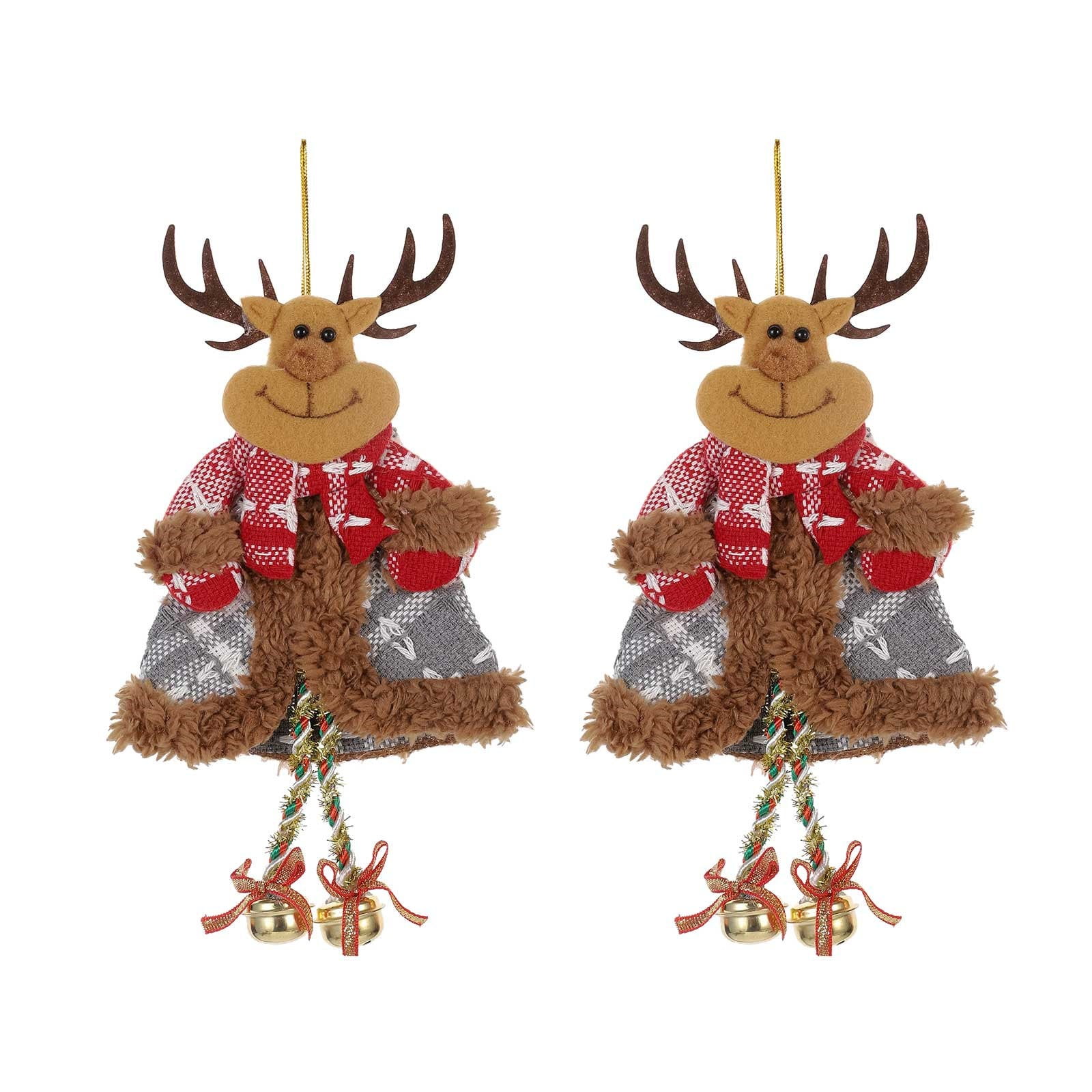 Clearance 2PCS Christmas Tree Decorations Christmas Sitting Santa