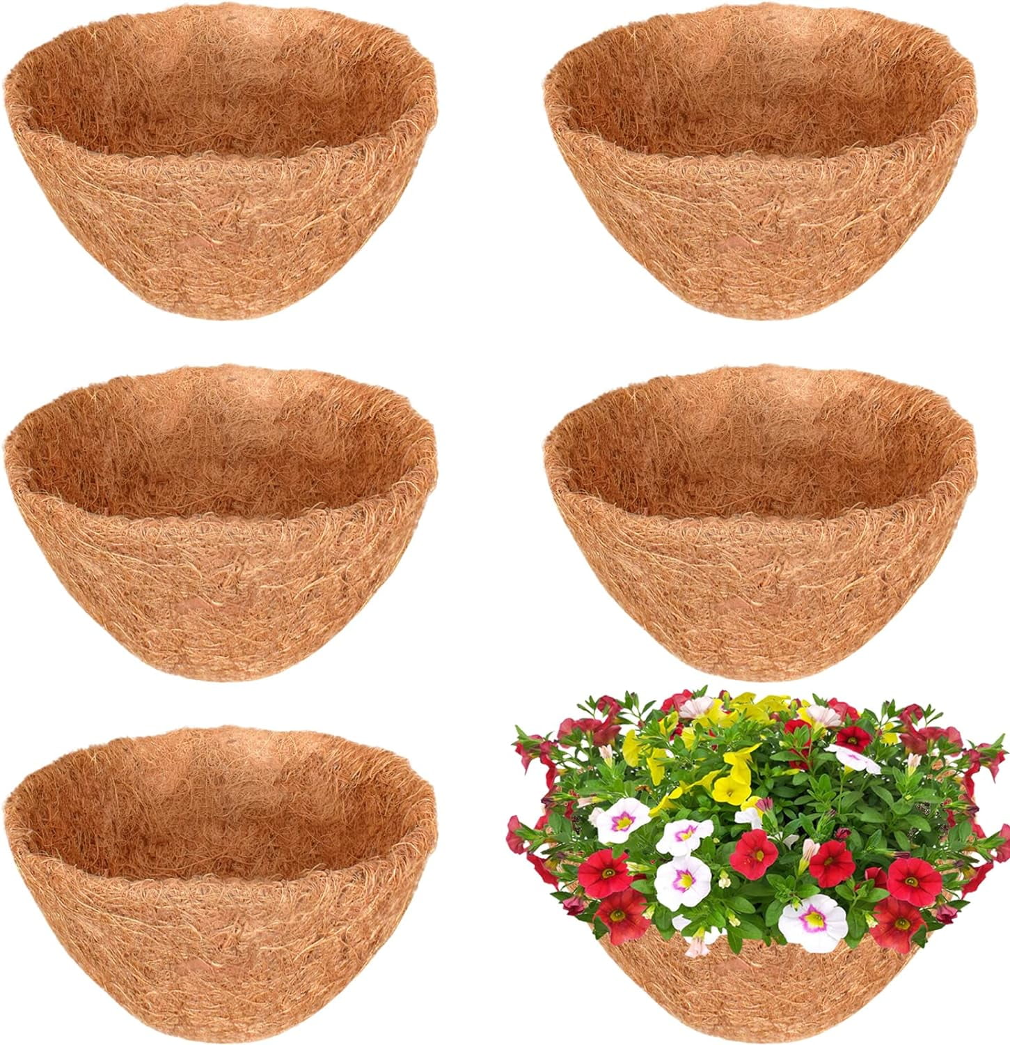 Coco Fiber Liner Coconut Fiber Planter Liner Natural Coco Fiber