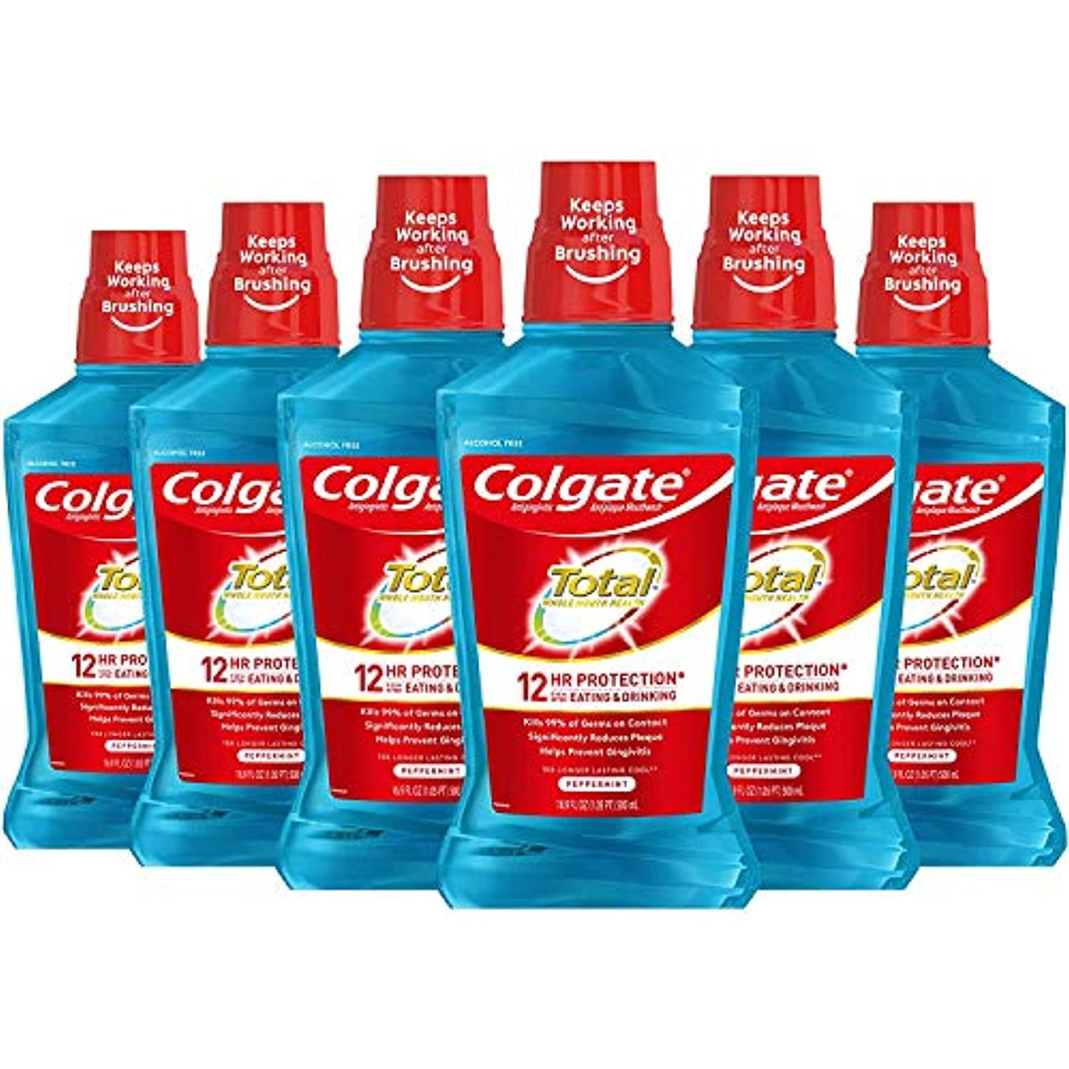 Colgate Total Advanced Pro Shield Mouthwash Peppermint 16 9 Fluid