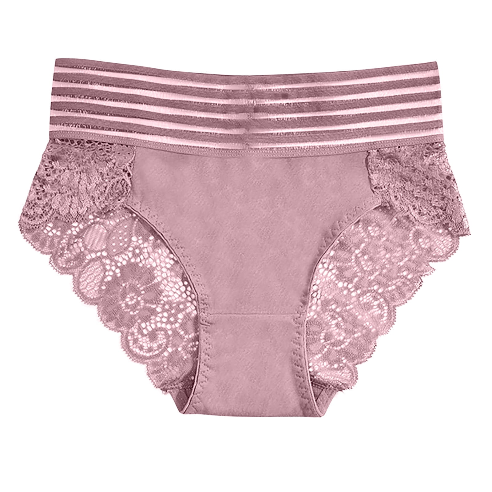 Cotton Bikini Underwear Panties For Women Seamless Women S Sexy Solid Color High Waist Lace