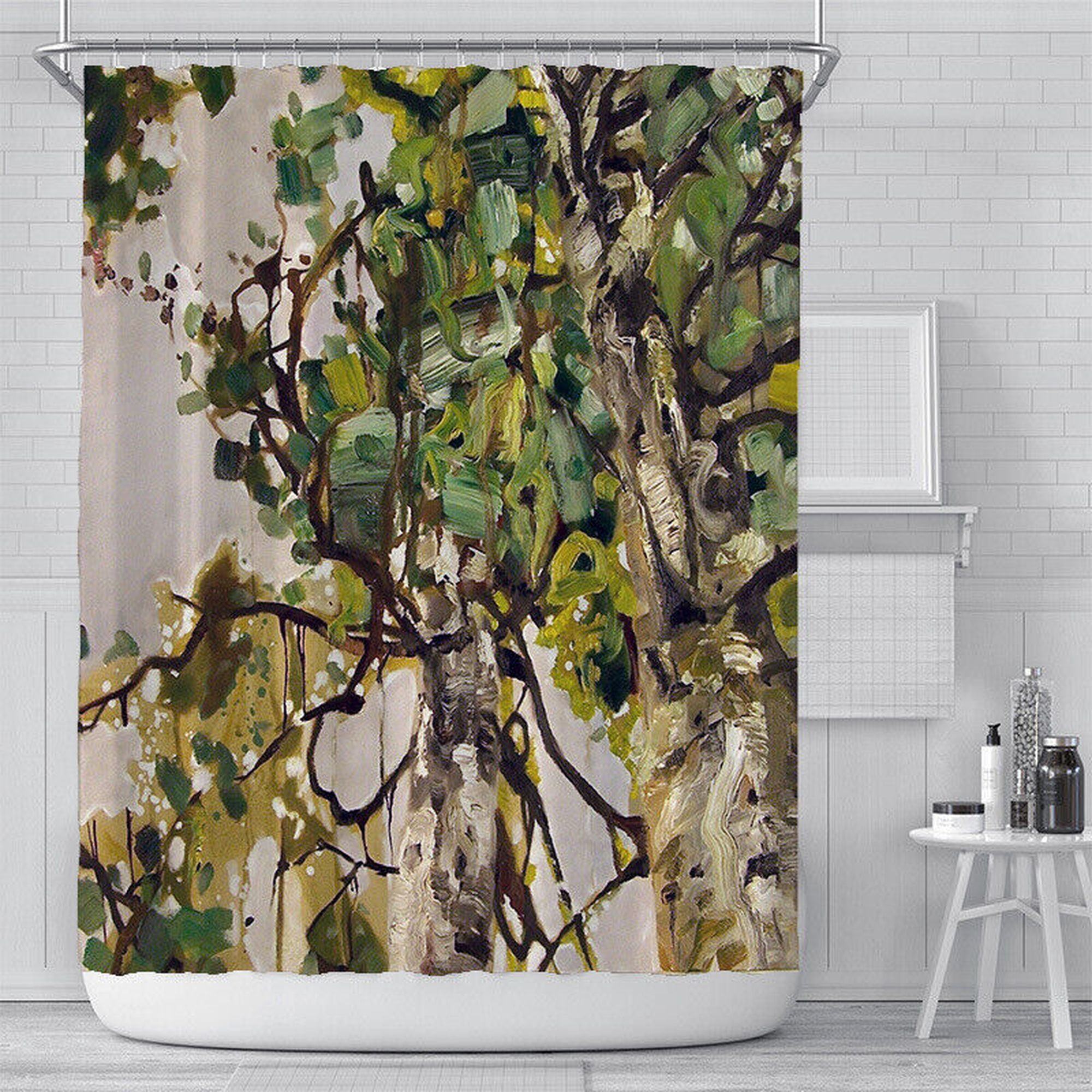 Create A Tranquil Retreat With A Botanical Paradise Shower Curtain