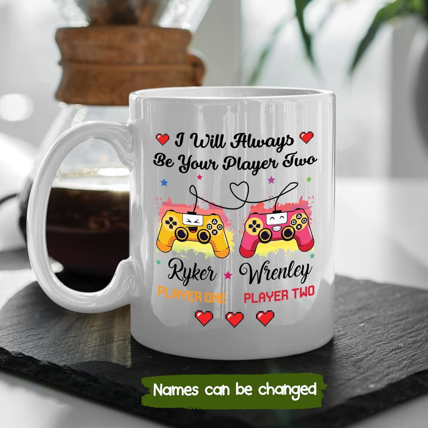 Customized Game Lover Porcelain Mugs With Name I Will Always Be Your