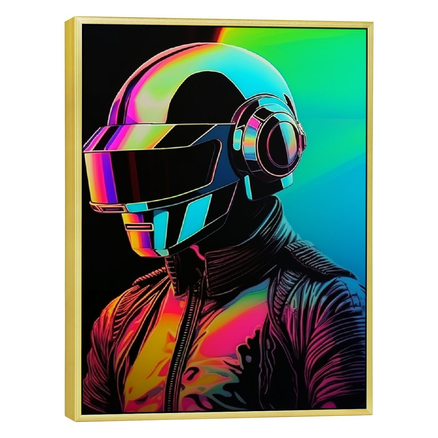 D Genhsy Daft Punk Poster Discovery Album Cover Posters Canvas Poster