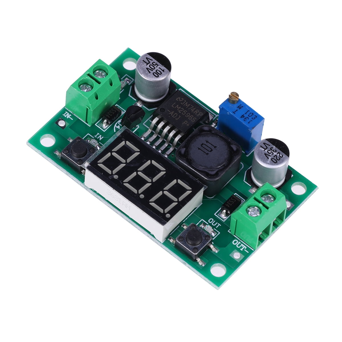 DC DC 1 25 37V Adjustable Voltage Regulator Converter Module With LED