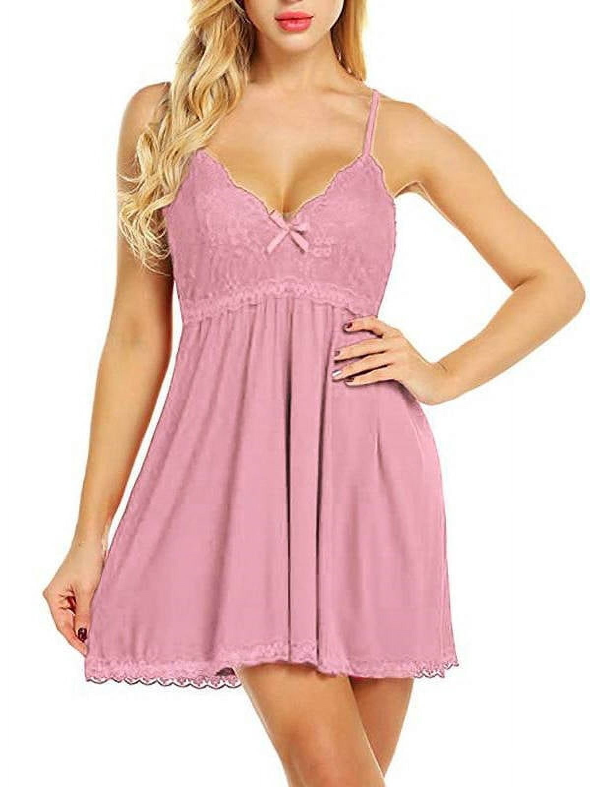 DYMADE Women S Plus Size Sexy Lace Lingerie Sleepwear Dress Babydoll