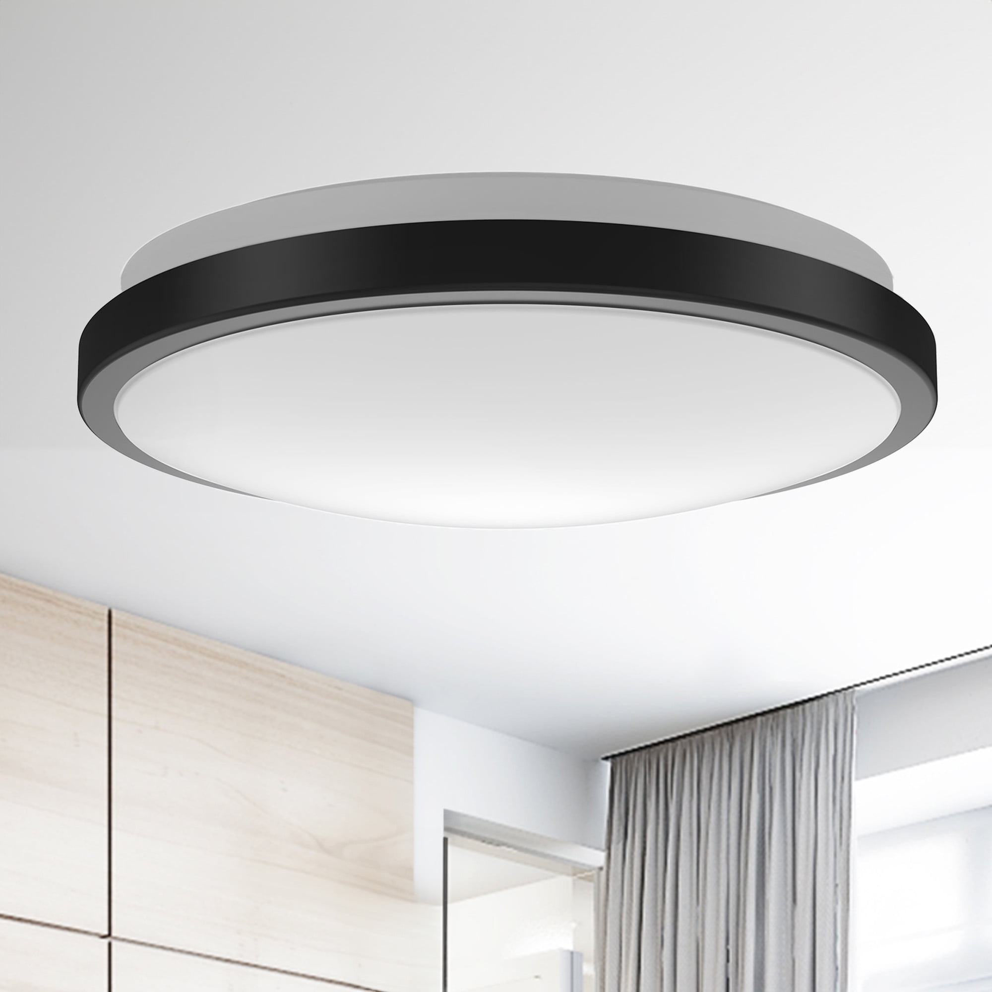 Dymond Modern Led Ceiling Light Fixture Flush Mount Dimmable Matte