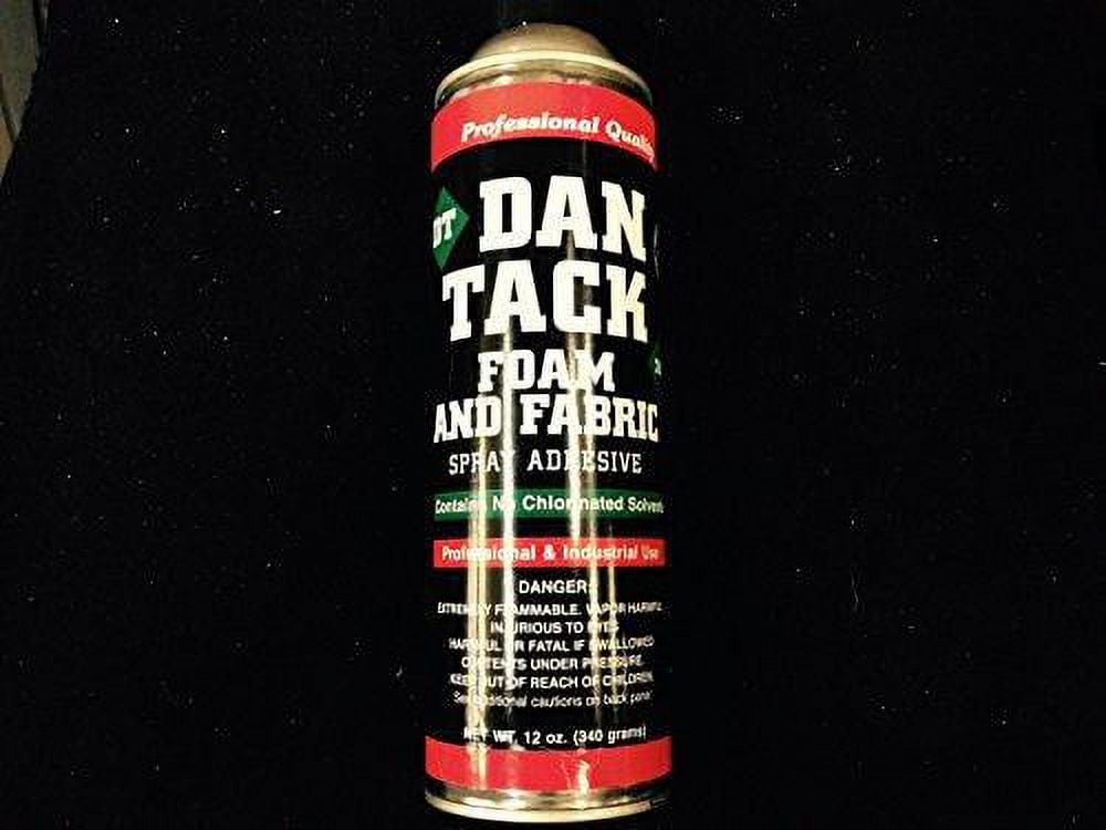 Dan Tack Professional Quality Foam Fabric Spray Glue Adhesive Big