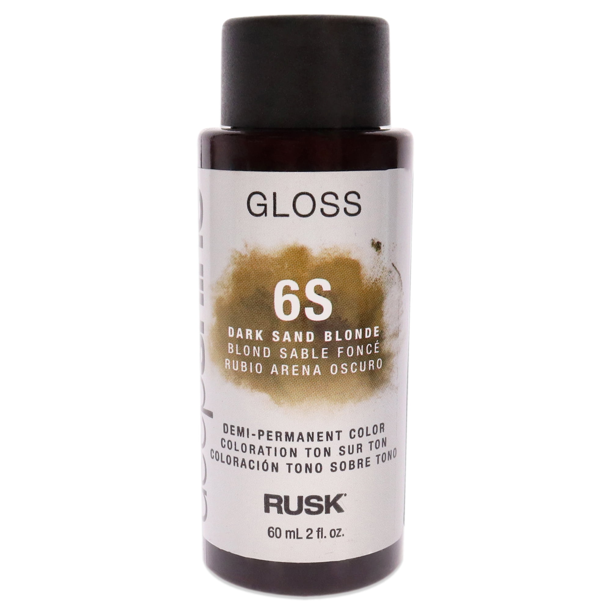 Deepshine Gloss Demi Permanent Color 6S Dark Sand Blonde By Rusk For