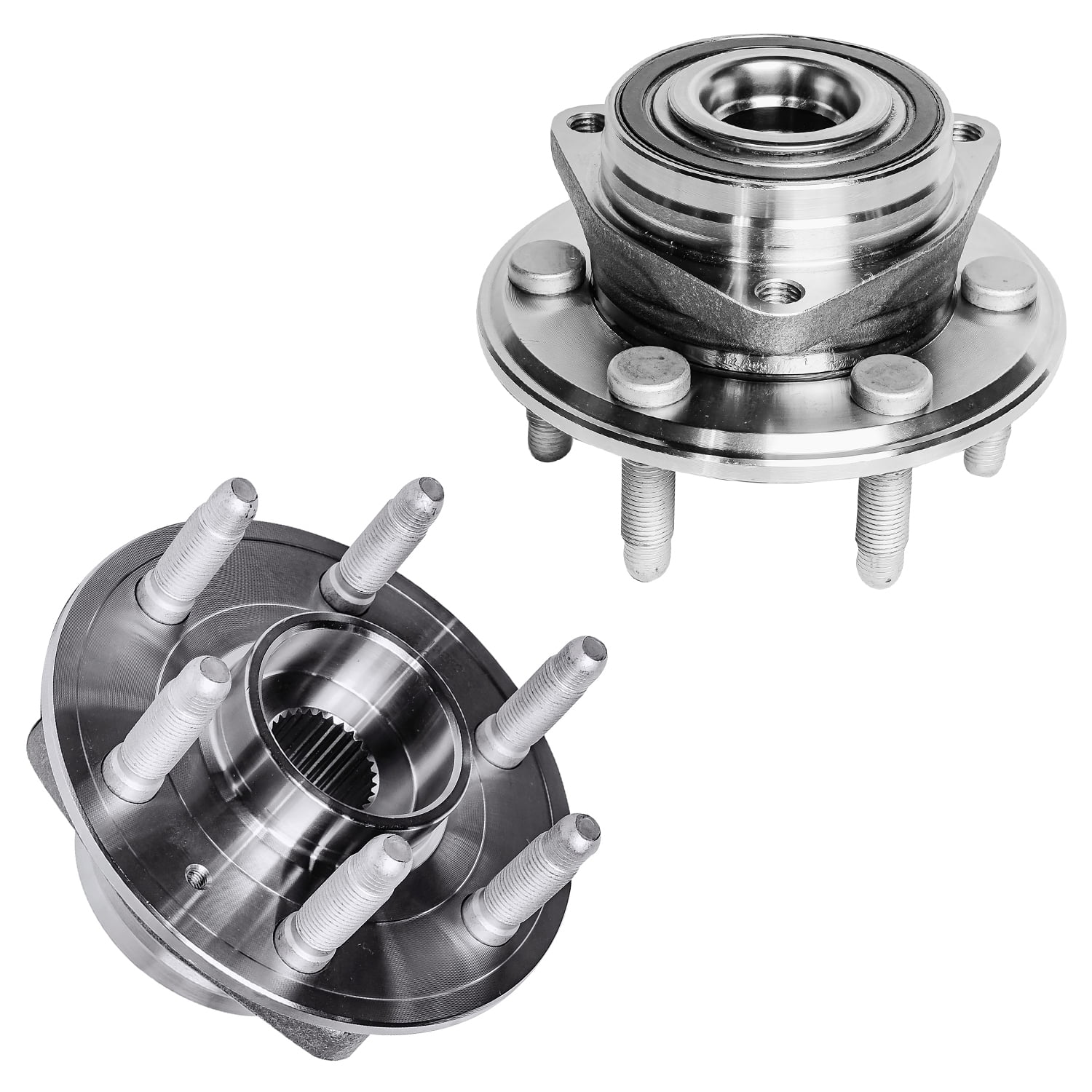 Detroit Axle 2 Front Wheel Bearing Hubs For 2010 2016 Cadillac SRX