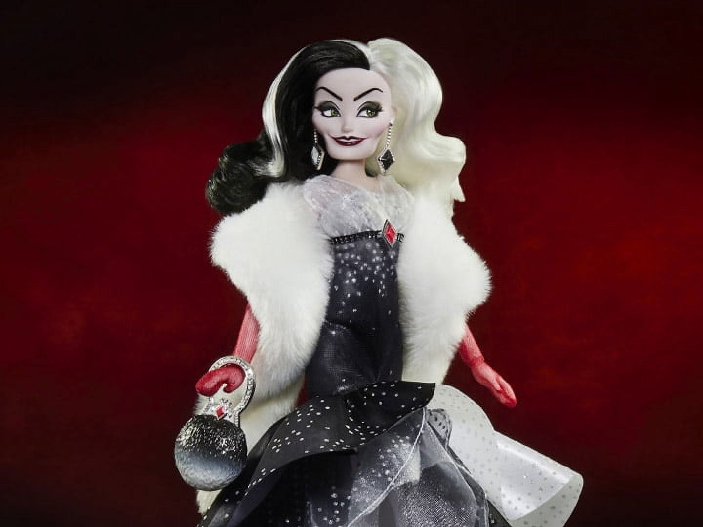 Disney Villains Style Series Cruella De Vil Fashion Doll Walmart