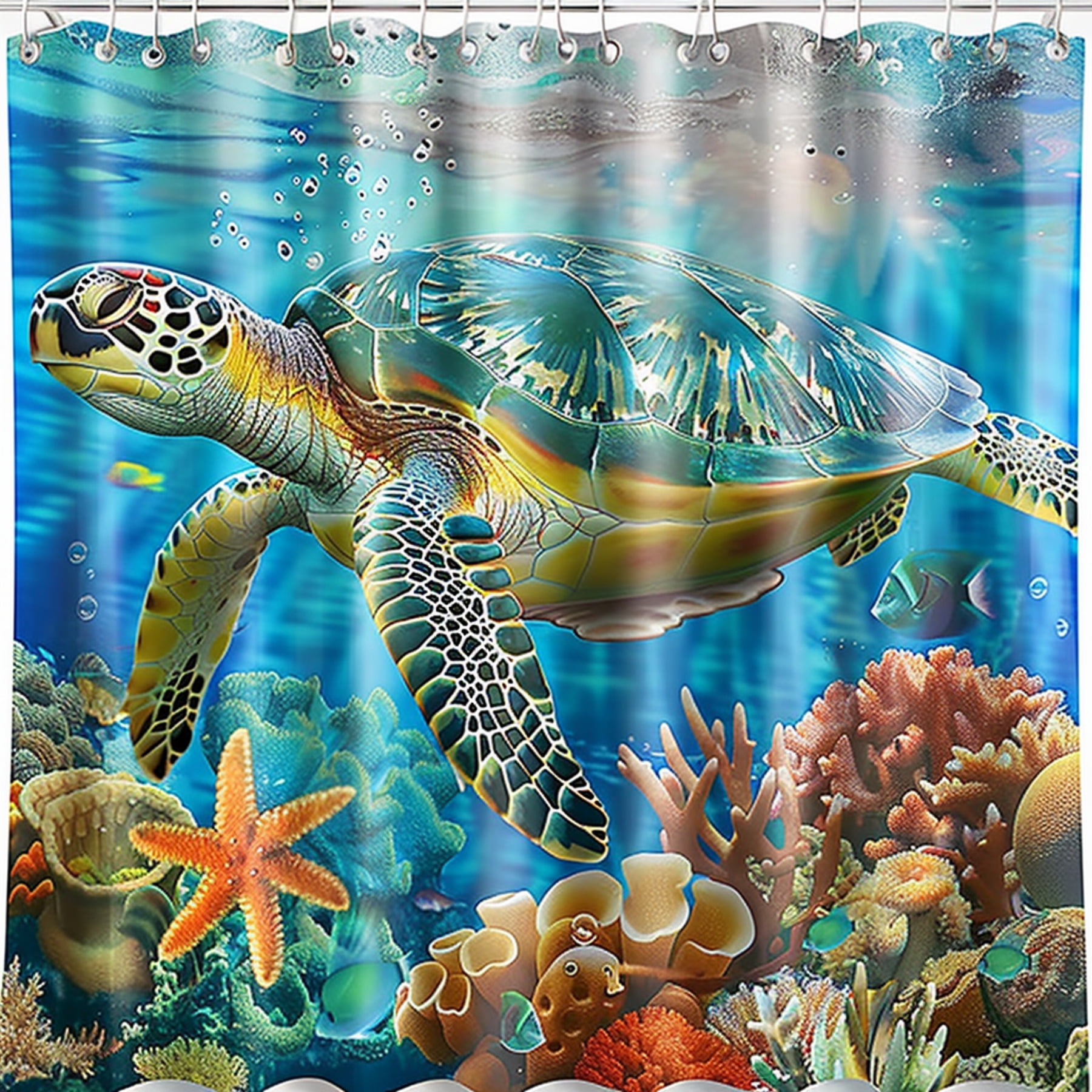 Dive Into A World Of Underwater Wonder With Our Turtle Paradise Shower