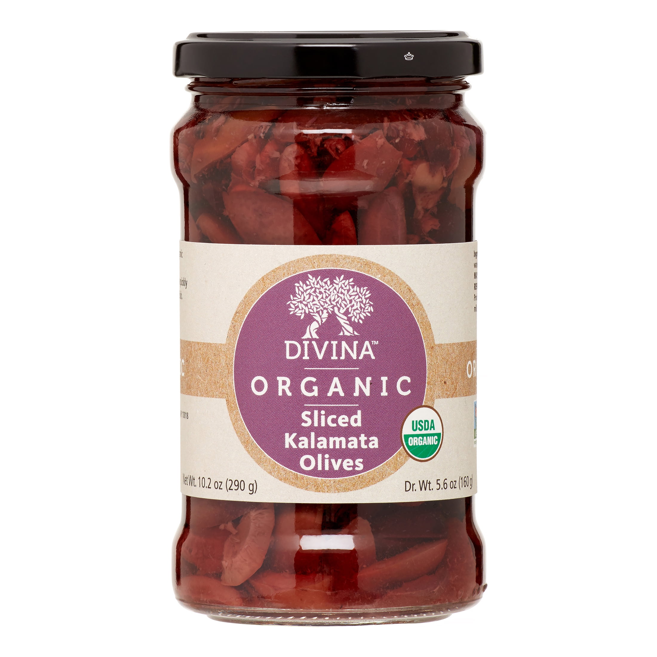 Divina Organic Sliced Kalamata Olives Oz Count Walmart