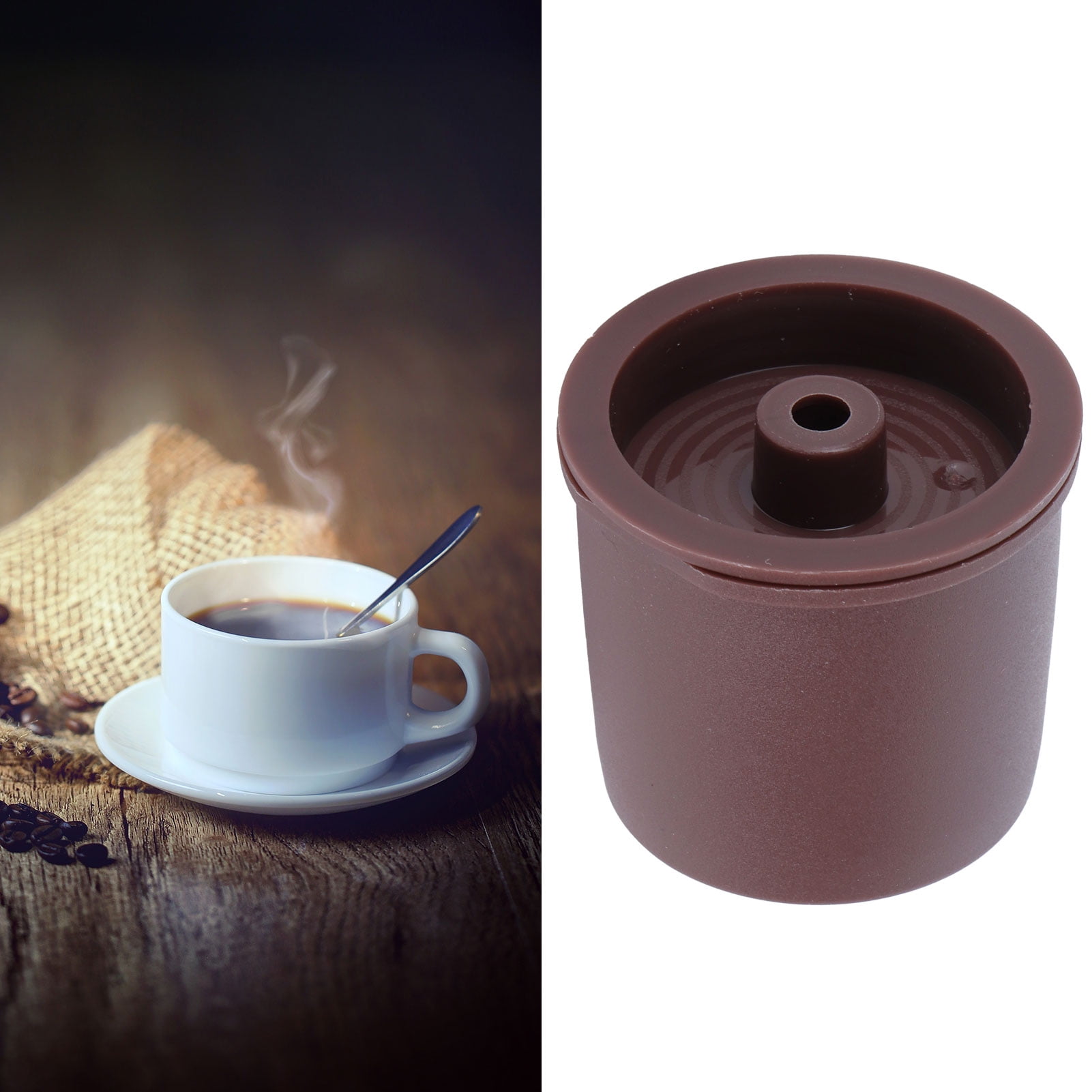 Dnzceghtig Coffee Capsule Stainless Steel Reusable Refillable Filter