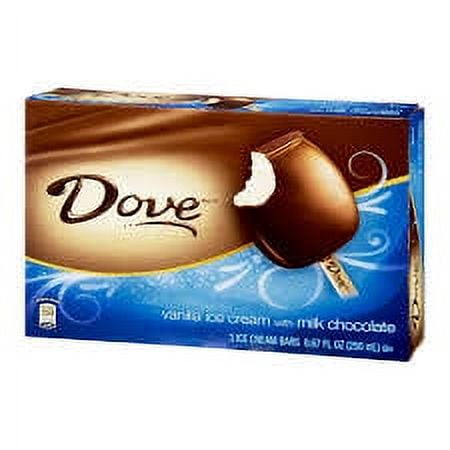 Dove Vanilla Ice Cream Milk Chocolate Ice Cream Bar Oz Walmart