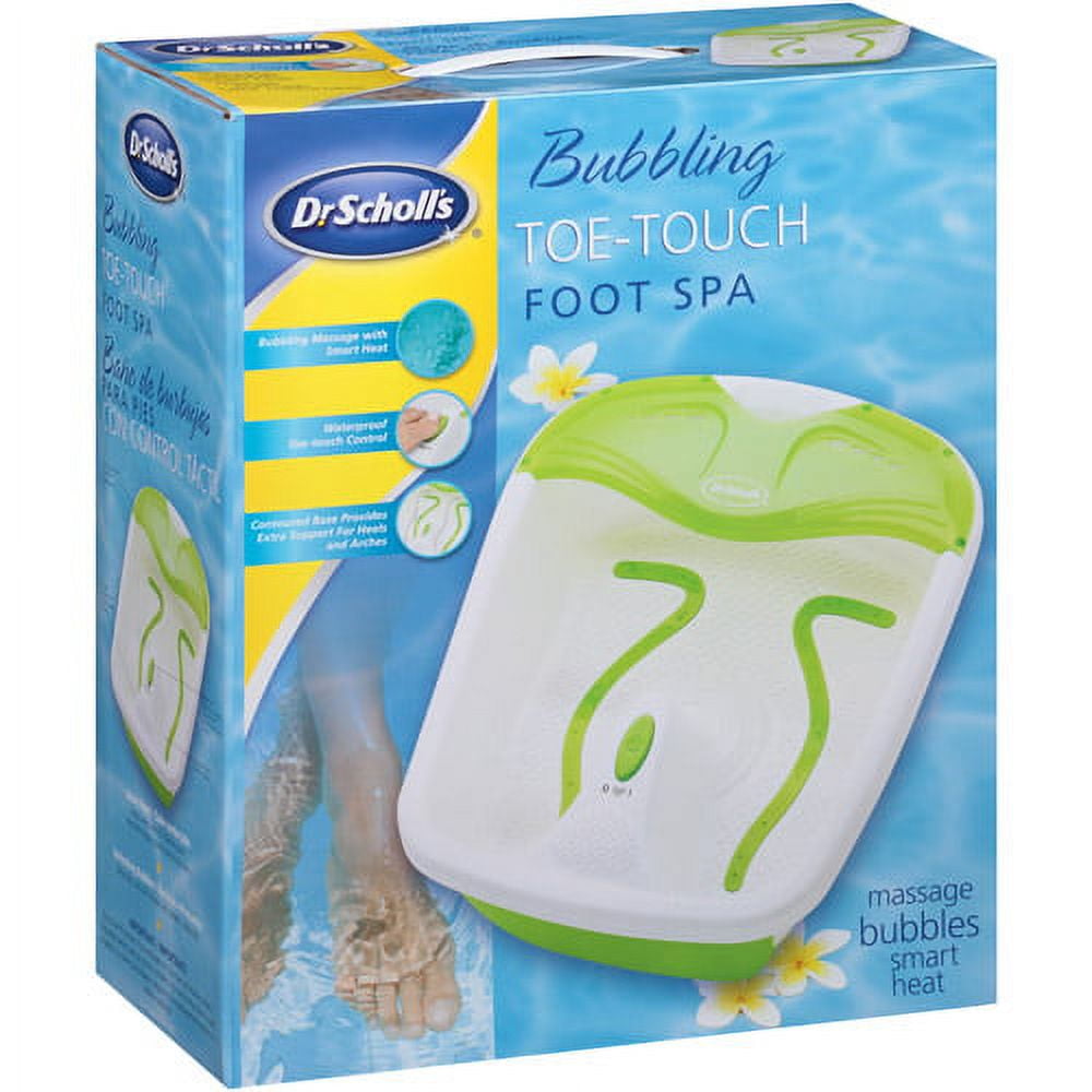 Dr Scholl S Bubbling Toe Touch Foot Spa Walmart