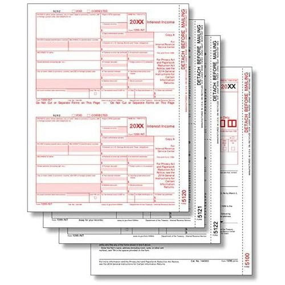 Egp Irs Approved Int Part Laser Tax Form Set Recipients