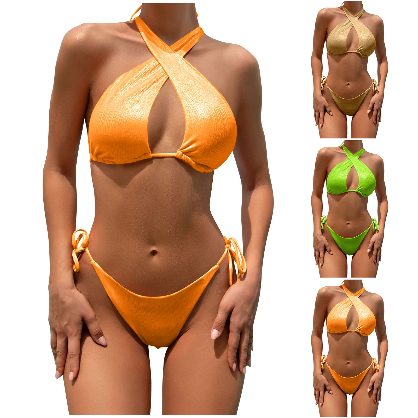 Elainilye Fashion Swimsuit For Women Piece Bikini Set New Sexy