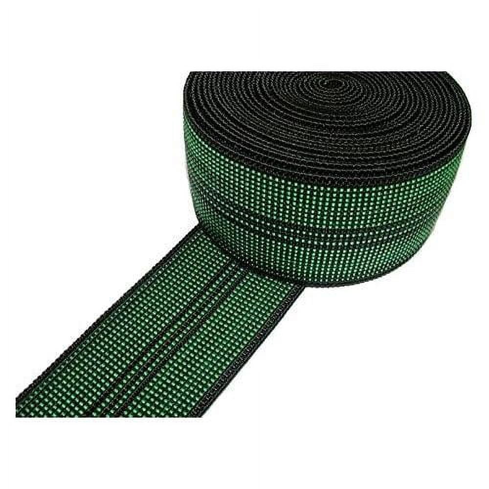 Elastic Webbing Sofa Couch Chair Upholstery Black Green 330 Roll