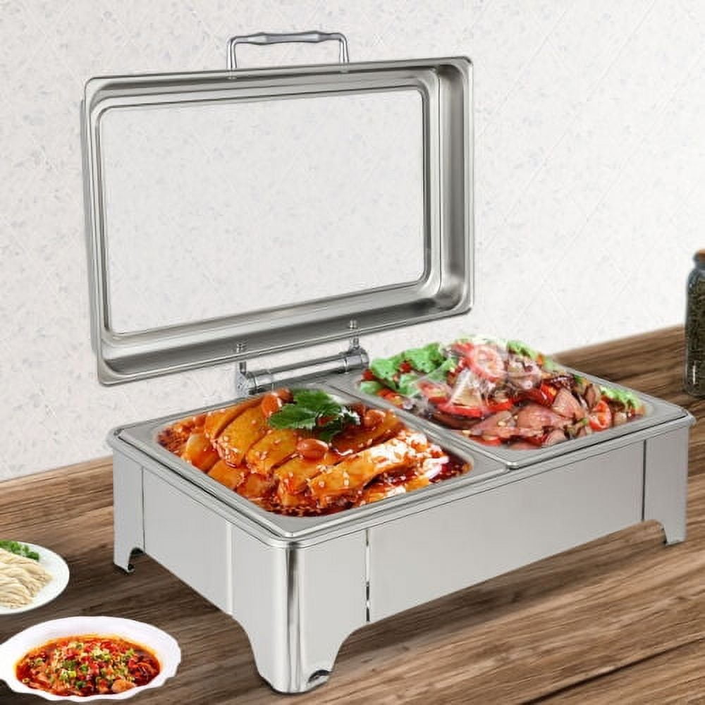 Electric Heating Chafing Dish Buffet Catering Stainless Steel Food