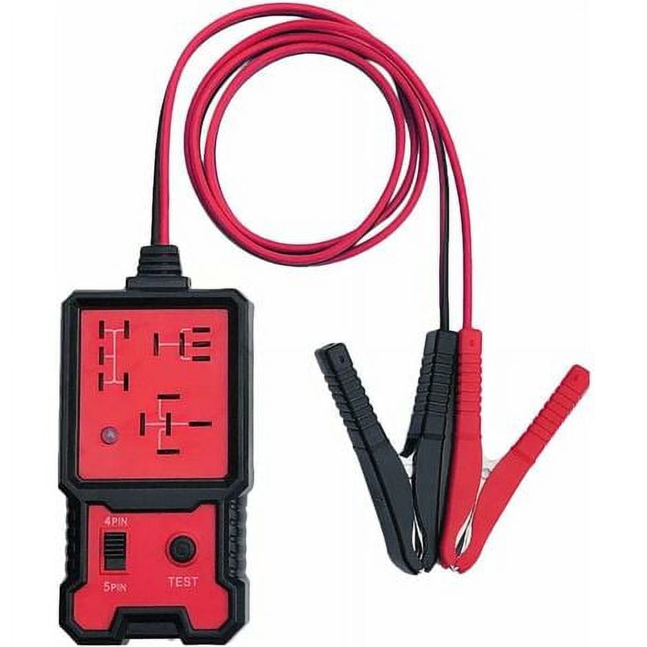 Electronic Relay Tester V Car Battery Checker With Clips Auto Relay